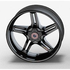 BST Rapid TEK 5 Split-Spoke Carbon Fiber Rear Wheel for the Yamaha YZF-R1 / R1M (2015+) and FZ-10/MT-10 (2015+) - 6.0 x 17